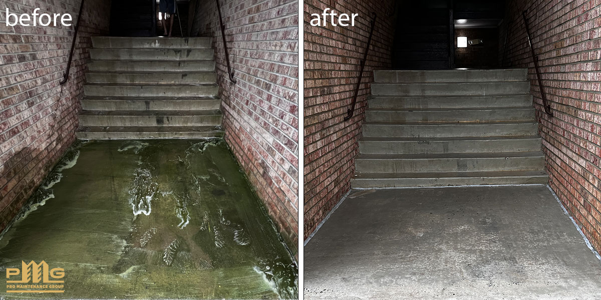 Maryland Pressure Washing Before and After
